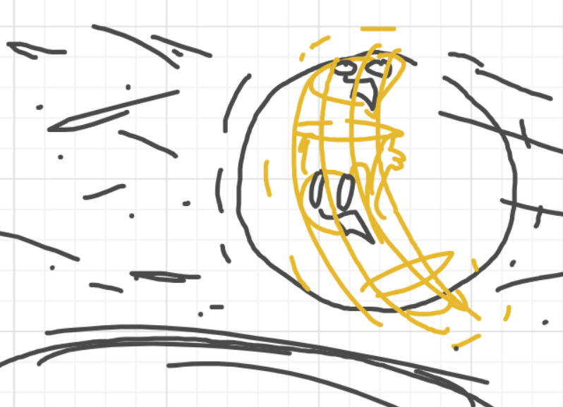 A panel from I've Been Everywhere, Man, episode nine of the Board Boards object show by Furretwalk/WalkingFurret.